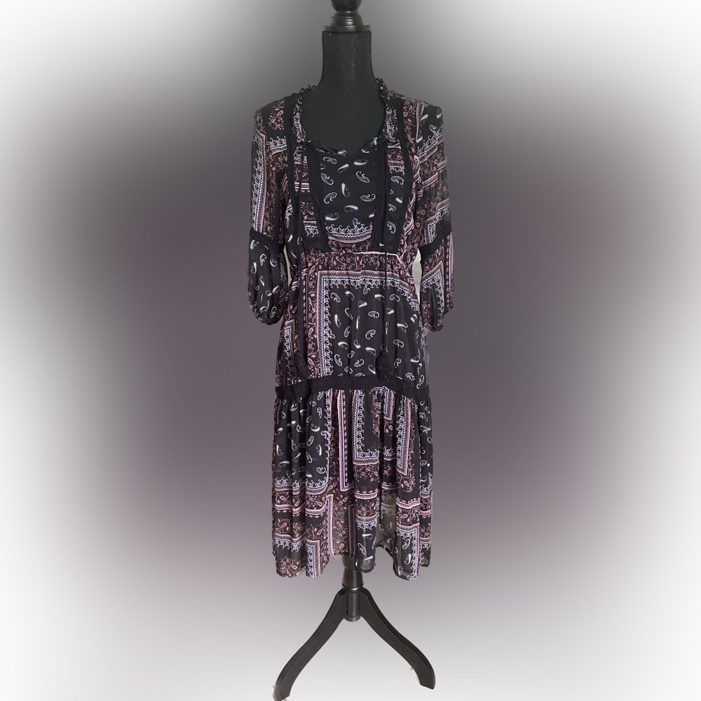 Mimi Chica Boho Swimsuit Coverup Loose Fitting Summer Dress